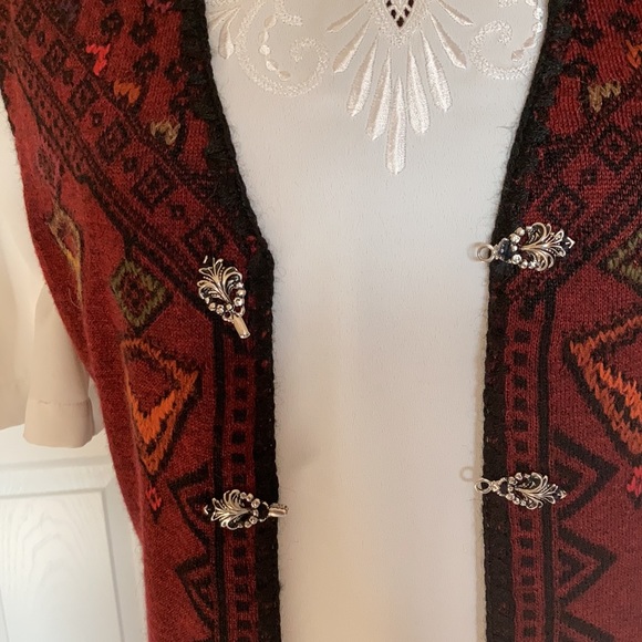 Long knit vest reversible duster - Picture 5 of 12